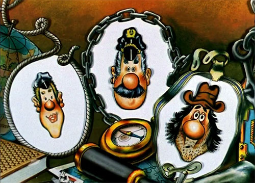 Кадр из мультфильма «Приключения капитана Врунгеля»